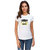 UDNAG Unisex Round Neck Graphic 'Grand Parents | A Grandmother is a safe' Polyester T-Shirt White