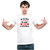UDNAG Unisex Round Neck Graphic 'Mother | We are born of love love is our mother' Polyester T-Shirt White