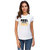 UDNAG Unisex Round Neck Graphic 'Father | reel cool papa' Polyester T-Shirt White