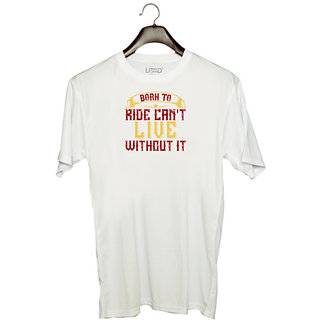                       UDNAG Unisex Round Neck Graphic 'Hunting | Let's hunting' Polyester T-Shirt White                                              