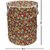 Winner Small Size Multicolor Round Print Folding Laundry Bag To Organize Cloths, Pack of 1(40001061)