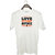 UDNAG Unisex Round Neck Graphic 'Basketball | Love at first spike-02' Polyester T-Shirt White