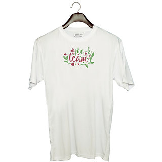                       UDNAG Unisex Round Neck Graphic 'Teacher Student | pr-k team' Polyester T-Shirt White                                              