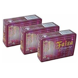 Faiza NATURAL HERBAL WHITENING SOAP PACK OF 3 Faiza NATURAL HERBAL WHITENING SOAP PACK OF 3