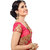 Tiana Creation Pink Embroidered Net Saree With Blouse