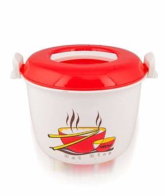 Olrada Microwave Rice Cooker Colour Red (2.25 L)