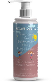 BIOAYURVEDA Baby Care Sun Protective Face  Body Lotion 200 g