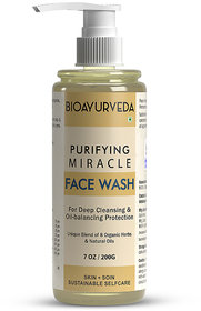 BIOAYURVEDA Purifying Miracle Face Wash 200 g