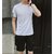 Odoky Men White & Black Casual T-Shirt and Short Set