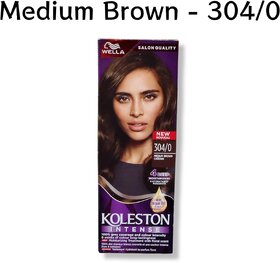 Wella Koleston Hair Color Medium Brown 304/0 (50ml)