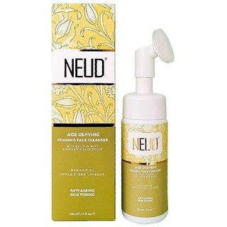                       NEUD Age Defying Foaming Face Cleanser and Bakuchiol - 1 Pack (150ml)                                              
