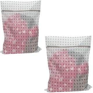                       Winner Grey Space mesh Washing Machine Laundry Bags(pack of 2, size- 5060 cm ) 400021-02                                              