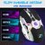 Zoook Terminator Wireless Gaming Mouse Rechargeable 2400 DPI Optical Sensor Ergonomic Mice Colorful LED Light for PC