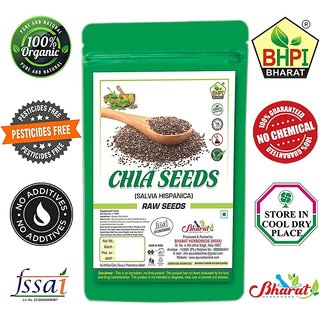                       BHARAT Chia Seeds 500 gms | Raw Seeds for Weight Loss                                              