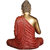 Tansha Quo Blessing Buddha 24 Inch Decorative Showpiece - 58 cm  (Polyresin, Red )