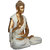 Tansha Quo Dharmachakra Buddha 24 Inch Decorative Showpiece - 60 cm (Polyresin, white)