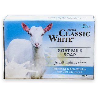                       Classic White Goat Milk Soap 100g                                              