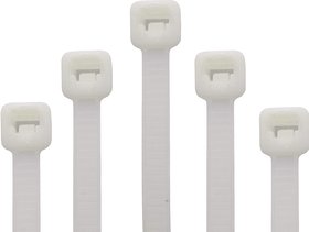 kalyan traders teeth grip nylon self locking cable ties white(2mm100mm, 4inch, pack of 100)heavy duty