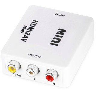 Importedkart Hd Video Adapter Converter Cvbs To Hdmi 1080P Hdmi2Av Connector (Imported Item)3171