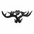 Importedkart Love Vintage Deer Antler Wall Hanger Decoration Hook And Hat Rack (Imported Item)5472