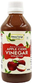 NATURAPURE LS Raw Organic Apple Cider Vinegar with Mother  Himalaya ACV Apple Cider vinegar- 250 ml