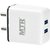 MTR MC-315 4 A Multiport Mobile Charger with Detachable Cable (White, Cable Included)