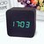Importedkart Dx-Co300 Electronic Clock Creative Waterproof Watch Digital Wooden Alarm Clock (Imported Item)1134