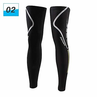 Importedkart No-Slip Cycling Leg Warmer Guards Knee Sleeves Covers Windproof-Xxl-Color 2 (Imported Item)41898