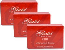 Gluta White And Firm Soap (Pack of 3, 135g Each)