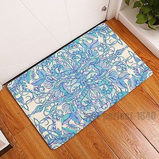 Importedkart Flowers Floor Home Decor Rug Carpet Entrance Indoor Bath Bedroom Doormat (Imported Item)41014