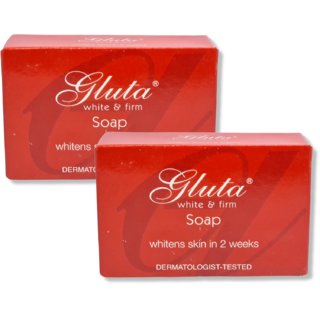 Gluta White And Firm Soap (Pack of 2, 135g Each)