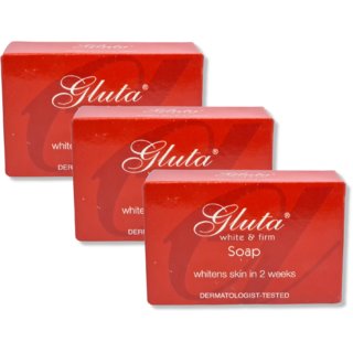Gluta White And Firm Soap (Pack of 3, 135g Each)