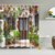 Importedkart Bathroom Fabric Shower Include 12 Hooks Set Water Resistant Multichoice (Imported Item)40305