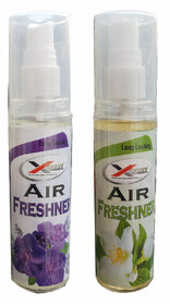 Xcare Air Freshener Lavender 100 Ml + Jasmine  Flavour  100 Ml - ( Home , Office )