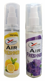 Xcare Air Freshener Lemon 100 Ml + Lavender  Flavour  100 Ml - ( Home , Office )