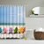 Importedkart Bathroom Fabric Shower Include 12 Hooks Set Water Resistant Multichoice (Imported Item)40308