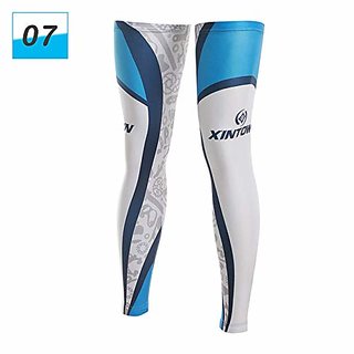 Importedkart No-Slip Cycling Leg Warmer Guards Knee Sleeves Covers Windproof-Xl-Color 3 (Imported Item)34760