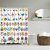 Importedkart Designed Bathroom Fabric Shower Include 12 Hooks Set Water Resistant Multichoice (Imported Item)29955