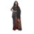Pattu Pallu Mixed Cotton Wool Zari Black Striped Tant Sharee with Running Blouse Piece