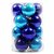 Importedkart 16Pcs Christmas Tree Ornaments Multicolor Christmas Pearl Ball Bright Color Ball (Imported Item)26731