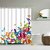 Importedkart Bathroom Fabric Shower Include 12 Hooks Set Water Resistant Multichoice (Imported Item)32720