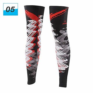 Importedkart No-Slip Cycling Leg Warmer Guards Knee Sleeves Covers Windproof-Xxl-Color 9 (Imported Item)13032
