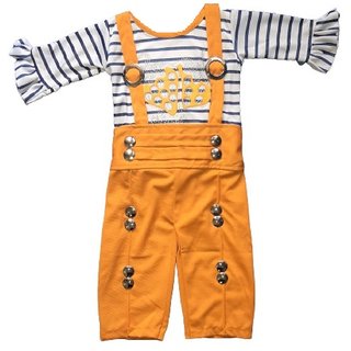 Dungaree dress for baby girls