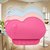 Importedkart Plate -Resistant Silicone Placemat Waterproof Snack Food Pocket Dinner Plate : Pink (Imported Item)31858