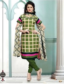 Fashion Women's Synthetic Salwar Suit Dress Material Unstitiched (Free Size)