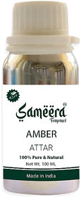 Amber Attar 100ml Alcohol Free Perfume for Men  Women