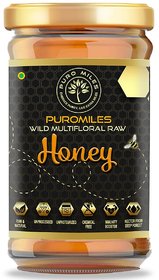 Puro Miles Multi Floral Raw Honey  Unprocessed  Free from Preservatives Processed by Bees Delivered by us