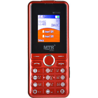                       MTR M1100 DUAL SIM, FULL MULTIMEDIA WITH BRIGHT TORCH, 3000 MAH BATTERY,BIG SOUND, AUTO CALL RECORD, MOBILE PHONE                                              