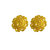 Alloy Gold-Plated Earrings (Gold)