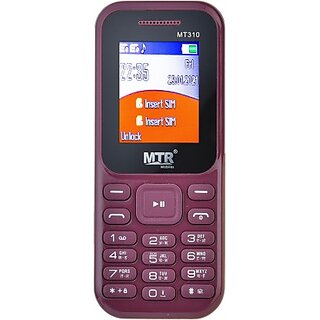                       MTR M310 DUAL SIM, FULL MULTIMEDIA WITH BRIGHT TORCH, 800 MAH BATTERY,BIG SOUND, AUTO CALL RECORD, MOBILE PHONE                                              